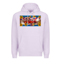 Lilac 4th of july truck cow license plate Premium Hoodie - BarkalooDesign