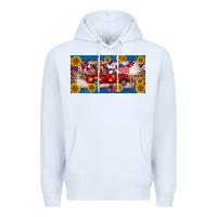 White 4th of july truck cow license plate Premium Hoodie - BarkalooDesign
