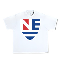 White new england college shield vectorized Urban Heavy Tee - linhVisuals