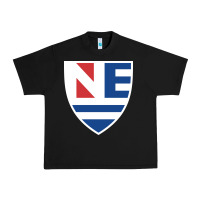 Black new england college shield vectorized Urban Heavy Tee - linhVisuals