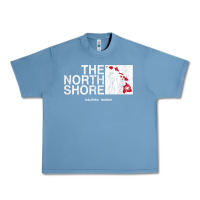 Pebble Blue hawaii islands north shore haleiwa vintage style t shirt Urban Heavy Tee - linhVisuals