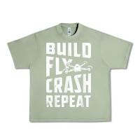 Oil Green drone tshirt shirts for multicopter boy men kids fpv pilot t shirt Urban Heavy Tee - linhVisuals