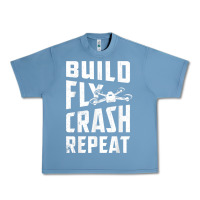 Pebble Blue drone tshirt shirts for multicopter boy men kids fpv pilot t shirt Urban Heavy Tee - linhVisuals