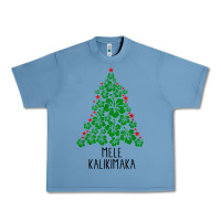 Pebble Blue hawaiian christmas tree mele kalikimaka hawaii tropical t shirt Urban Heavy Tee - linhVisuals