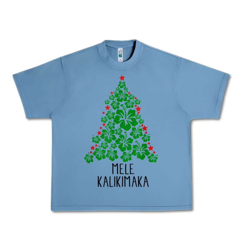 Hawaiian Christmas Tree Mele Kalikimaka Hawaii Tropical T Shirt Urban Heavy Tee by linhVisuals | Teevron