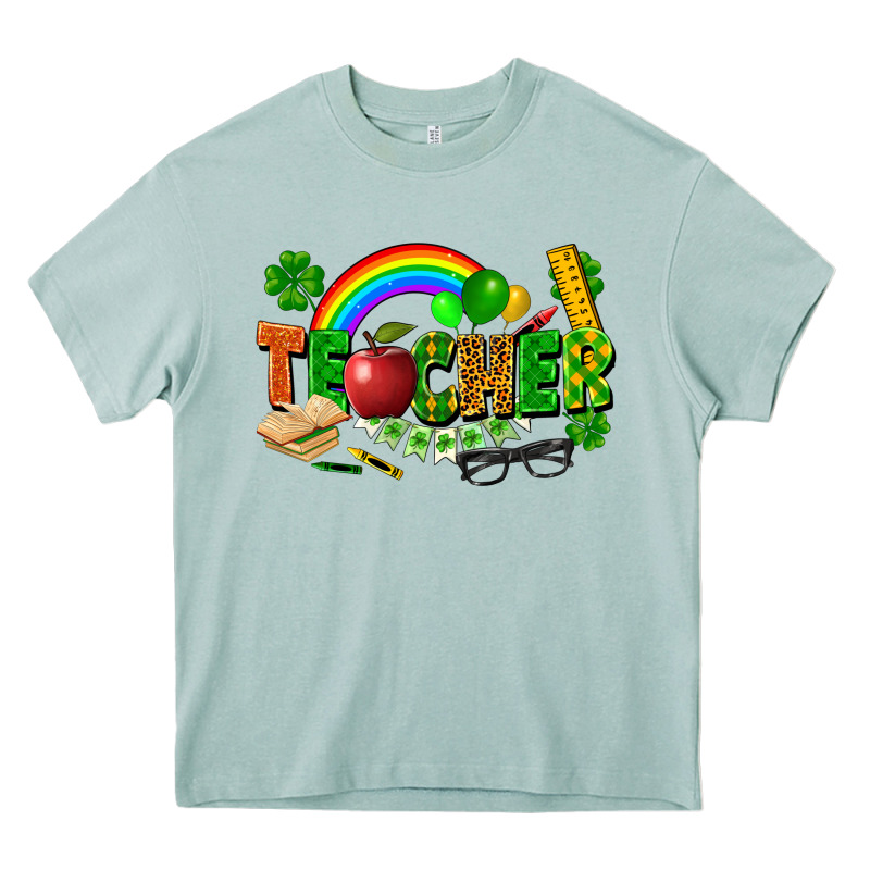 Teacher St Patrick Heavy Core Tee by FaDigitalArtStudio | Teevron