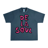 Midnight Navy de la soul merchandise Urban Heavy Tee - linhVisuals