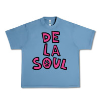 Pebble Blue de la soul merchandise Urban Heavy Tee - linhVisuals