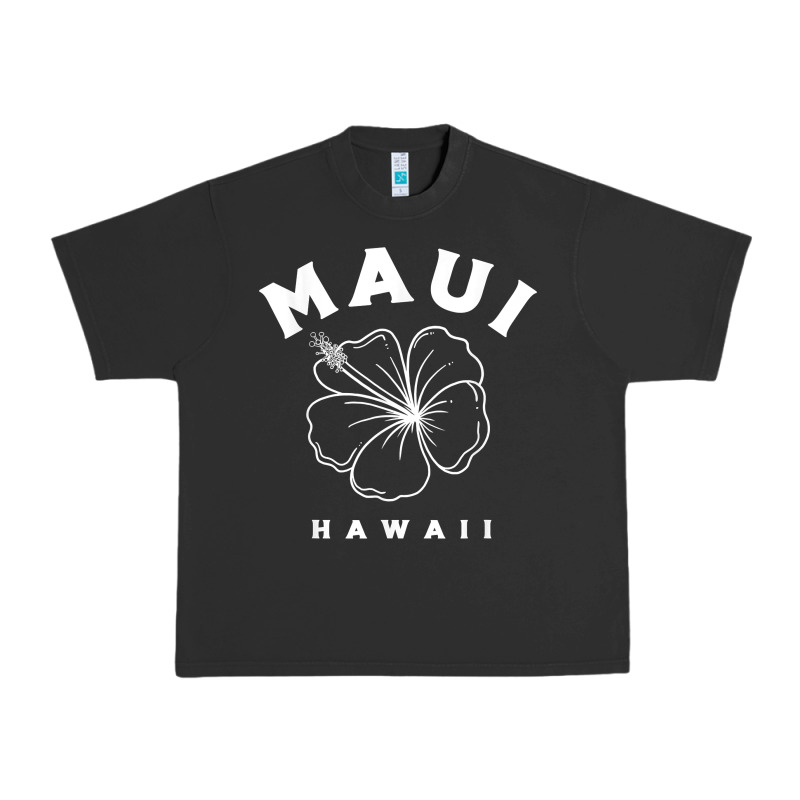 Hawaii Flower For Women Hibiscus Maui Hawaii T Shirt Urban Heavy Tee by linhVisuals | Teevron