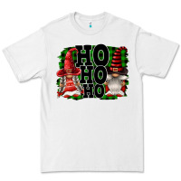 White Ho Ho Ho Christmas Gnomes Premium Tee - FaDigitalArtStudio