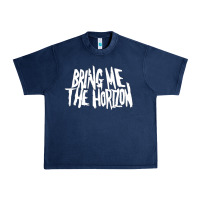 Navy be happy Urban Heavy Tee - linhVisuals