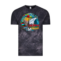 Cloud Black beach please Vintage Tee - CowhideDigitalArt
