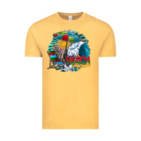 Vintage Mustard beach please Vintage Tee - CowhideDigitalArt