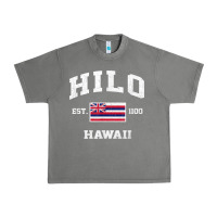 Tornado hilo hawaii hi vintage state athletic style t shirt Urban Heavy Tee - linhVisuals