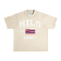Sandshell hilo hawaii hi vintage state athletic style t shirt Urban Heavy Tee - linhVisuals