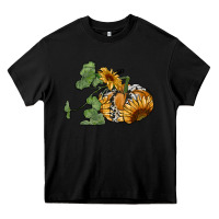 Black sunflower pumpkin Heavy Core Tee - RanaPortraitStore