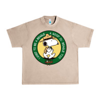 French Oak beagle scout patrol wood badge Urban Heavy Tee - linhVisuals