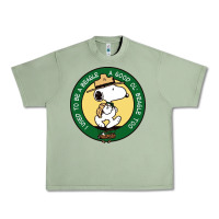 Oil Green beagle scout patrol wood badge Urban Heavy Tee - linhVisuals