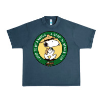 Midnight Navy beagle scout patrol wood badge Urban Heavy Tee - linhVisuals