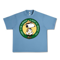 Pebble Blue beagle scout patrol wood badge Urban Heavy Tee - linhVisuals