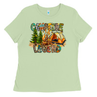 Matcha Campfire Legend Ladies Tee - CowhideDigitalArt