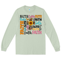 Matcha faith cross Long Sleeve Tee - Artiststas