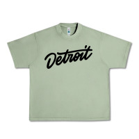 Oil Green DETROIT Urban Heavy Tee - linhVisuals