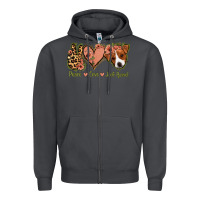 Smoke Peace Love Jack Russel Zipper Hoodie - Jasminsmagicworld