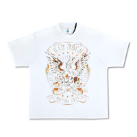 White kid rock 7 Urban Heavy Tee - linhVisuals