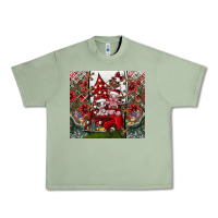 Oil Green merry Christmas Urban Heavy Tee - CowhideDigitalArt