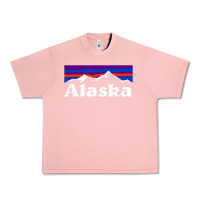 Salmon alaska retro vintage mountains & outdoors wilderness state Urban Heavy Tee - linhVisuals