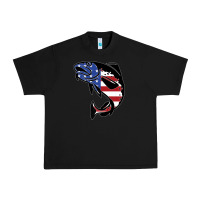 Black american cod fish design fishing lover fisherman usa premium Urban Heavy Tee - linhVisuals