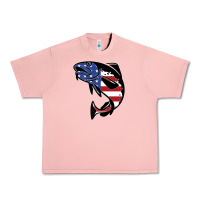 Salmon american cod fish design fishing lover fisherman usa premium Urban Heavy Tee - linhVisuals