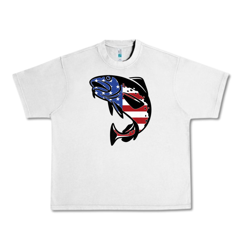 American Cod Fish Design Fishing Lover Fisherman Usa Premium Urban Heavy Tee by linhVisuals | Teevron