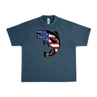 Midnight Navy american cod fish design fishing lover fisherman usa premium Urban Heavy Tee - linhVisuals