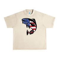 Sandshell american cod fish design fishing lover fisherman usa premium Urban Heavy Tee - linhVisuals