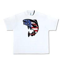White american cod fish design fishing lover fisherman usa premium Urban Heavy Tee - linhVisuals