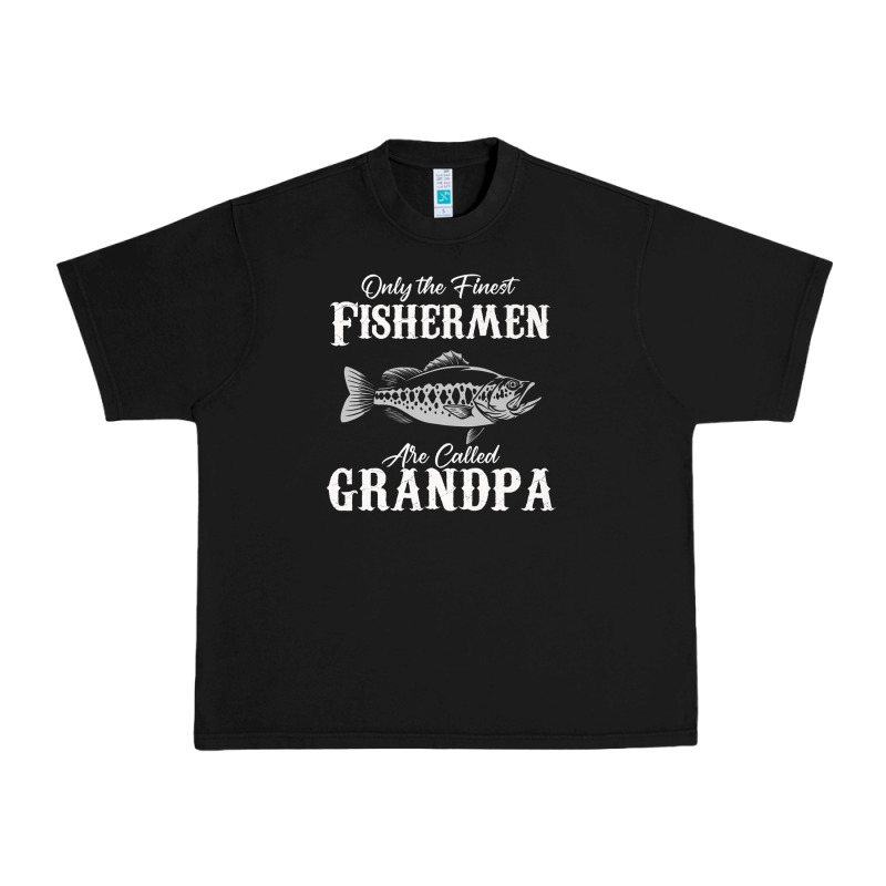 Mens Only The Finest Fishermen Grandad Premium Urban Heavy Tee by linhVisuals | Teevron