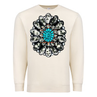Sandshell cowhide aztec gemstone Premium Sweatshirt - RanaPortraitStore