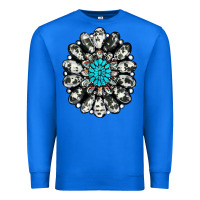 True Royal cowhide aztec gemstone Premium Sweatshirt - RanaPortraitStore