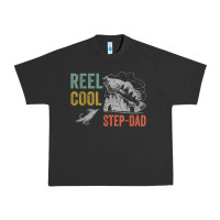 Pigment Black mens reel cool step dad fishing funny fathers day Urban Heavy Tee - linhVisuals
