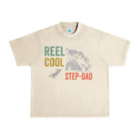 Sandshell mens reel cool step dad fishing funny fathers day Urban Heavy Tee - linhVisuals