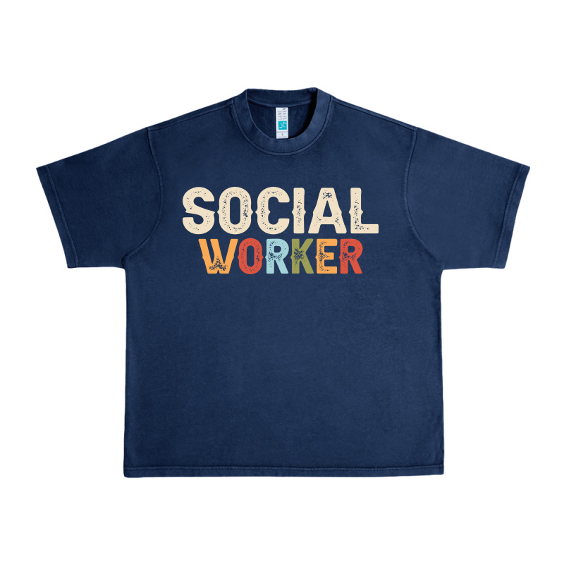 Social Worker Job Occupation Funny Birthday Urban Heavy Tee by linhVisuals | Teevron
