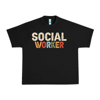 Black Social Worker Job Occupation Funny Birthday Urban Heavy Tee - linhVisuals