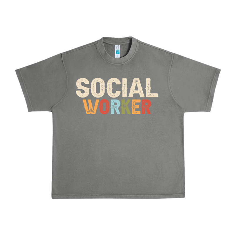Social Worker Job Occupation Funny Birthday Urban Heavy Tee by linhVisuals | Teevron