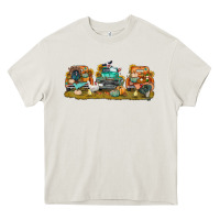 Cream thanksgiving trucks bbs Heavy Core Tee - BundleAndBundleShop