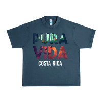 Midnight Navy costa rica pura vida toucan tropical surf beach vibes tank top Urban Heavy Tee - linhVisuals