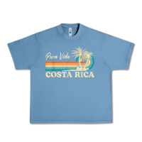 Pebble Blue costa rica retro beach vacation costa rica souvenir beach t shirt Urban Heavy Tee - linhVisuals