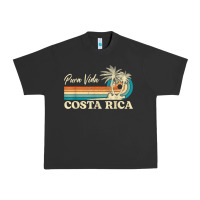 Pigment Black costa rica retro beach vacation costa rica souvenir beach t shirt Urban Heavy Tee - linhVisuals