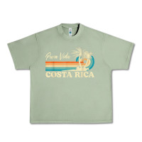 Oil Green costa rica retro beach vacation costa rica souvenir beach t shirt Urban Heavy Tee - linhVisuals